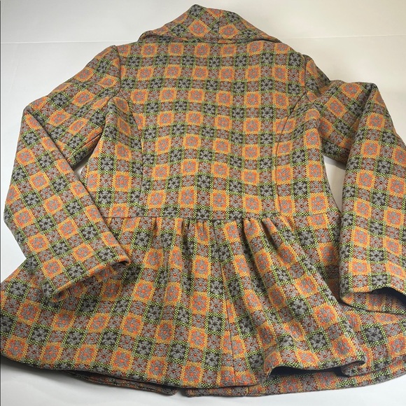 Nick & Mo Multicolor Women's Trendy Coat Sz M - Picture 2 of 9